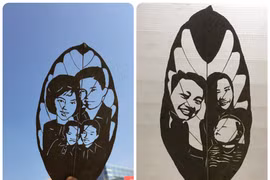 Thu nhập đáng kể từ nghệ thuật tranh lá