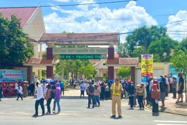 Công an huyện M'Drắk bảo đảm TTATGT cho kỳ thi THPT năm 2024