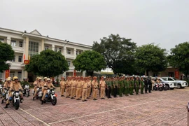 Công an tỉnh Đắk Lắk ra quân bảo đảm ATGT dịp lễ 2/9 