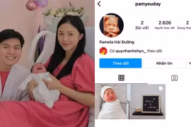 Vừa mới lọt lòng, con gái Salim đã được mẹ lập riêng một tài khoản Instagram