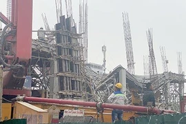 Nghệ An: Sập sàn bê tông dự án Trung tâm thương mại 