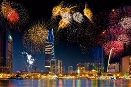 AI gợi ý xem pháo hoa trên du thuyền sông Sài Gòn 