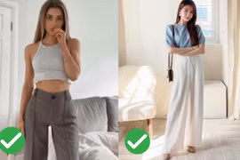 5 tips cần nhớ khi chọn quần ống suông nếu không muốn bị dìm dáng