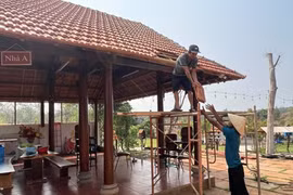 Hình ảnh tháo dỡ loạt công trình trái phép của giám đốc công ty Đoàn Thành Đắk Lắk 