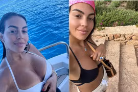 Bạn gái C.Ronaldo gây ấn tượng với thân hình gợi cảm