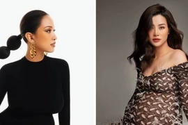 Sao nữ Việt rất chuộng diện đầm ôm khi mang thai: Vân Hugo gợi cảm vẫn thua Đông Nhi