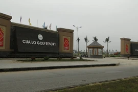Sau 15 năm được cấp phép, dự án Golf Biển Cửa Lò vẫn chỉ là đất trống, nhếch nhác 