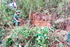 Vết nứt đồi dài 125m ở Quảng Nam: Công bố tình huống khẩn cấp