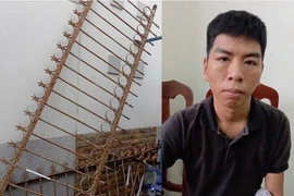 Đà Nẵng: Vào nghĩa trang liệt sĩ cắt trộm rào sắt