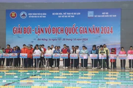 Tranh tài sôi nổi tại Giải bơi và lặn vô địch quốc gia 2024