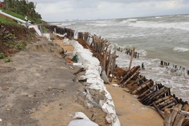 Công bố tình huống khẩn cấp sạt lở bờ biển Hội An
