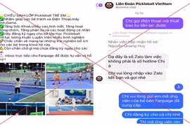 Mất 400 triệu đồng khi đăng ký học Pickleball ở facebook giả mạo