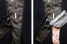 Quần jean túi khí có gì khiến người đi xe máy yên tâm tuyệt đối?