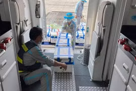 Cận cảnh 40 tấn vải thiều Bắc Giang “ngồi ghế” siêu máy bay vào TP HCM