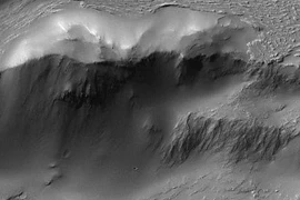 Sửng sốt hình ảnh thác Niagara trên sao Hỏa