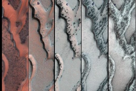 Chùm ảnh sao Hỏa ấn tượng chụp bởi vệ tinh NASA (1)