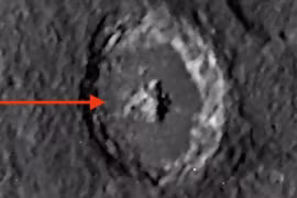 Tìm thấy cấu trúc giống kim tự tháp trên sao Thủy