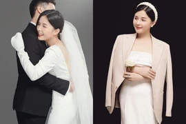 Thảo Nari bất ngờ tung ảnh cưới gây “sốc” với bạn trai kém tuổi