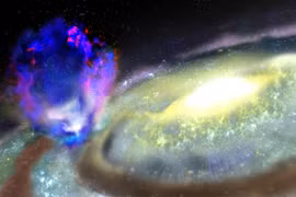 Khối khí khổng lồ thổi ra từ Milky Way tạo hình ảnh tuyệt vời