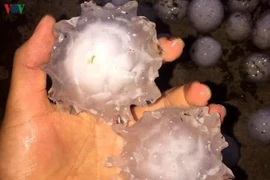 Mưa đá khổng lồ dội xuống xã biên giới Lai Châu, hàng trăm ngôi nhà tan hoang