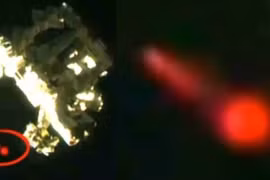 Tìm thấy cấu trúc bóng đỏ kỳ quái gần Trạm ISS