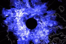 Kỳ lạ những đám mây dạ quang ấn tượng ở Bắc Cực 