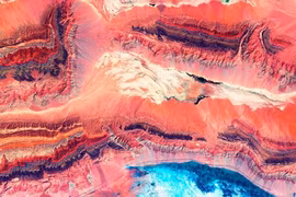 Ấn tượng ảnh địa chất cực đẹp từ không gian