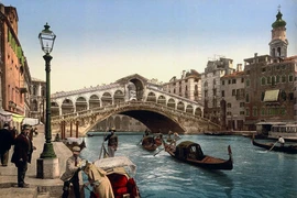 Ảnh màu tuyệt diệu về thành phố Venice những năm 1890 (1)