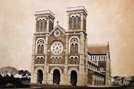 Diện mạo “lạ lùng” nhà thờ Đức Bà Sài Gòn lúc mới xây 