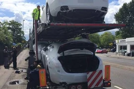 Người Việt trốn trong cốp xe sang để nhập cư bất hợp pháp