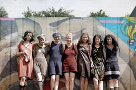 Ảnh màu đẹp mê mẩn về Nữ hoàng sắc đẹp Mỹ thập niên 1920