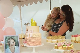 Sinh nhật đặc biệt của bé gái sau cái chết của mẹ