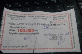 Lạ lùng xin giấy xác nhận độc thân phải nộp lệ phí 100.000 đồng 