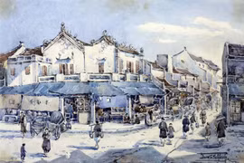 Xứ sở Đông Dương qua loạt tranh cổ của họa sĩ Pháp