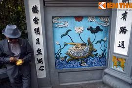 Loạt ảnh hồ Gươm trong Tết đầu tiên ''vắng'' cụ Rùa