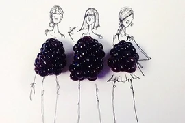 Kỳ thú bộ sưu tập thời trang sành điệu từ... đồ ăn