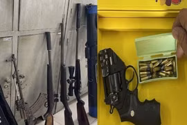 Hà Nội: Triệt phá đường dây ma tuý lớn, thu giữ nhiều súng, đạn