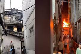 Hà Nội: Cháy nhà dân trong ngõ sâu, lúc rạng sáng 