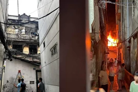 Hà Nội: Cháy nhà dân trong ngõ sâu, lúc rạng sáng 