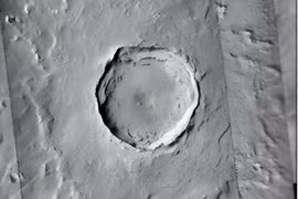Hố va chạm trên Sao Hỏa- dấu vết của các vụ va chạm 