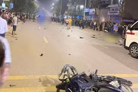 Nguyên nhân vụ tai nạn giữa 3 xe máy, 2 người chết ở Hà Nội