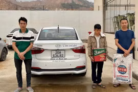 Mang rắn hổ chúa 8kg đi bán, 2 thanh niên bị Công an bắt quả tang