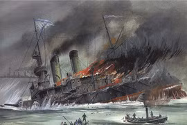 Trận hải chiến "đánh chìm" thiết giáp hạm chở vàng của Nga