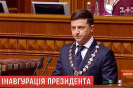 Toàn cảnh lễ nhậm chức Tổng thống Ukraine của ông Zelensky