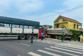 Tai nạn liên hoàn trên quốc lộ 1A, nhiều người nhập viện cấp cứu