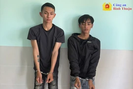 Bắt nóng 2 đối tượng cướp tài sản người đi đường ở Bình Thuận