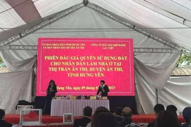 Hưng Yên: Đấu giá 273 lô đất, thu hơn 1.503,3 tỷ đồng