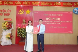Điều động Chánh Văn phòng Tỉnh ủy Bình Phước làm Bí thư huyện