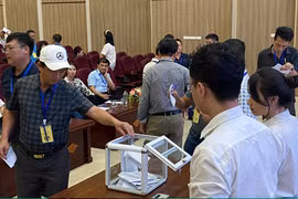 Ứng Hoà đấu thành công 24 lô đất, giá cao nhất 63,6 triệu/m²