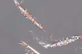 Một vận động viên tử nạn tại giải đua thuyền ở Quảng Nam